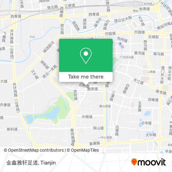 金鑫雅轩足道 map