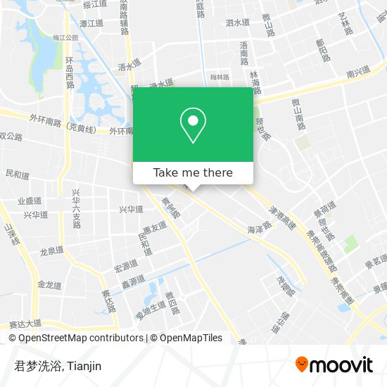 君梦洗浴 map
