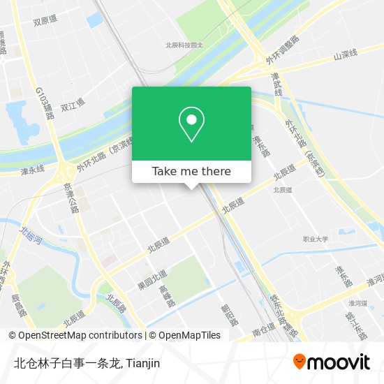 北仓林子白事一条龙 map