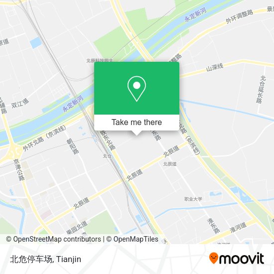 北危停车场 map