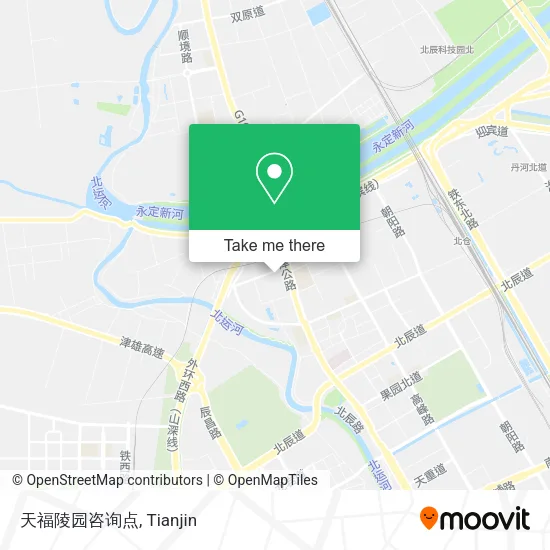 天福陵园咨询点 map