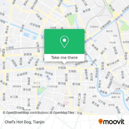 Chef’s Hot Dog map