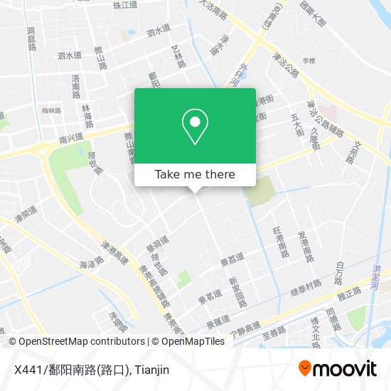 X441/鄱阳南路(路口) map