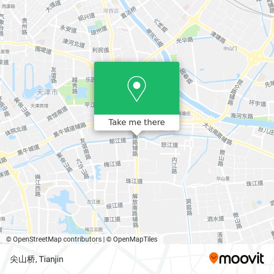 尖山桥 map