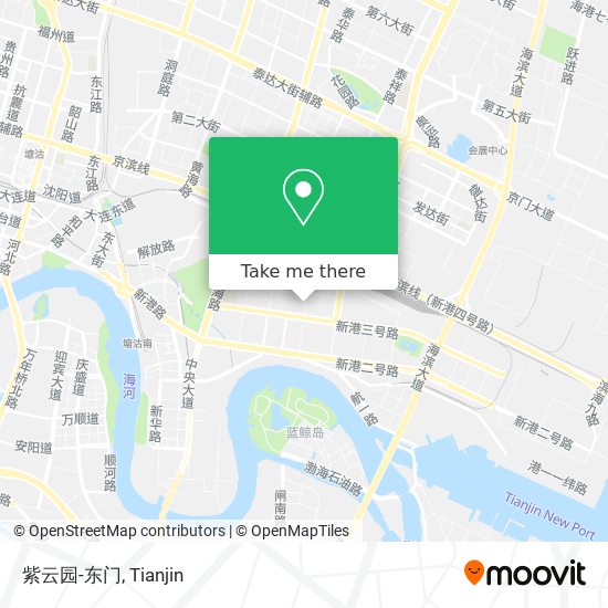 紫云园-东门 map