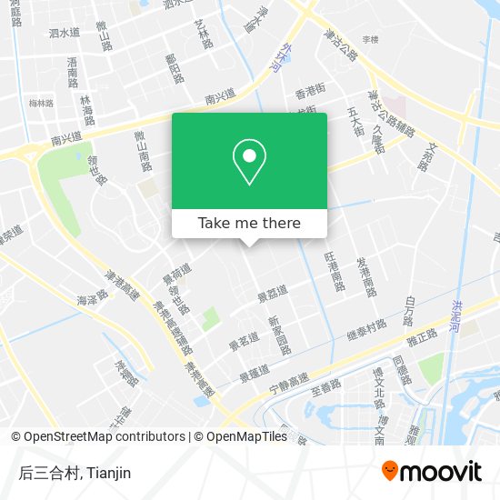 后三合村 map