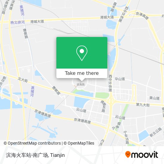 滨海火车站-南广场 map
