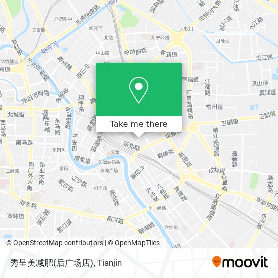 秀呈美减肥(后广场店) map