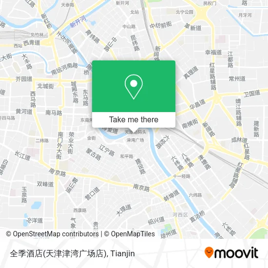 全季酒店(天津津湾广场店) map