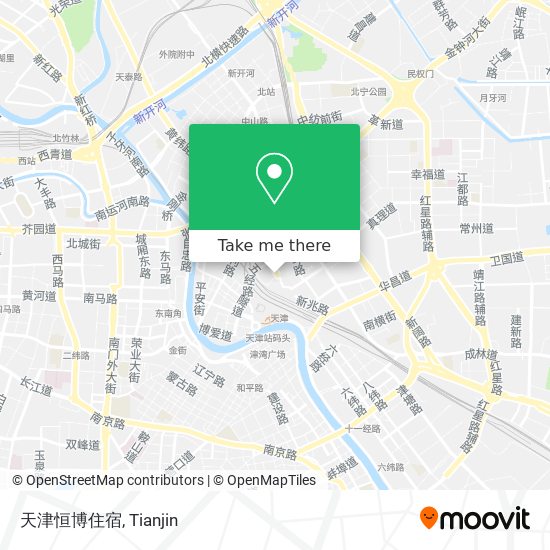 天津恒博住宿 map