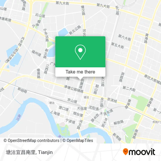 塘沽宜昌南里 map