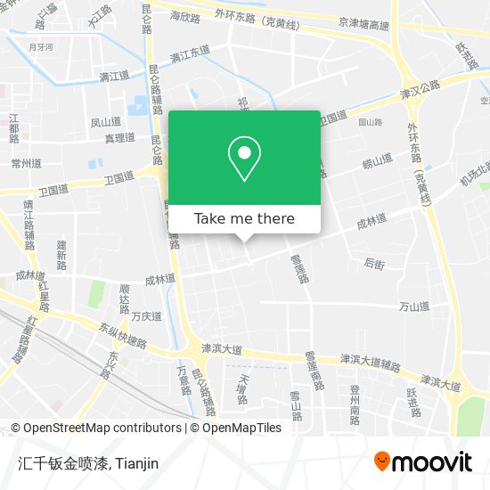 汇千钣金喷漆 map