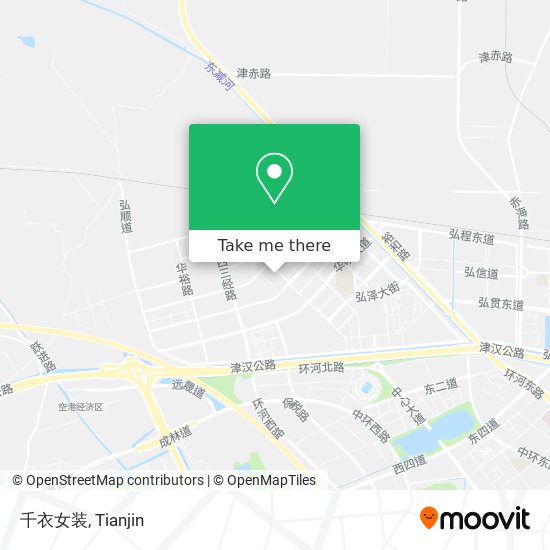 千衣女装 map