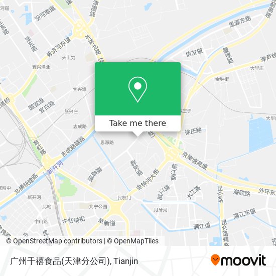 广州千禧食品(天津分公司) map