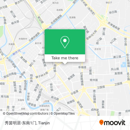 秀茵明居-东南1门 map
