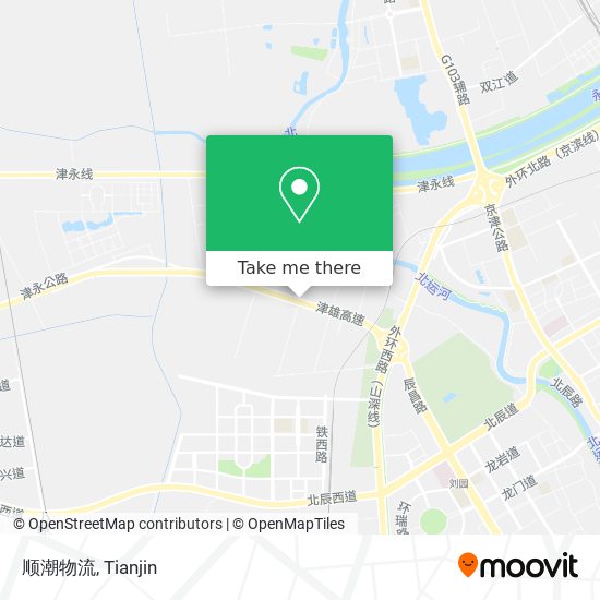 顺潮物流 map