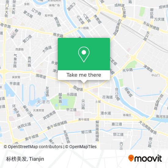标榜美发 map