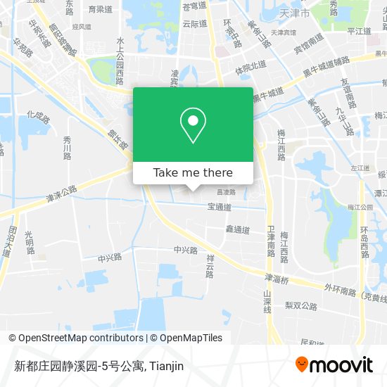 新都庄园静溪园-5号公寓 map