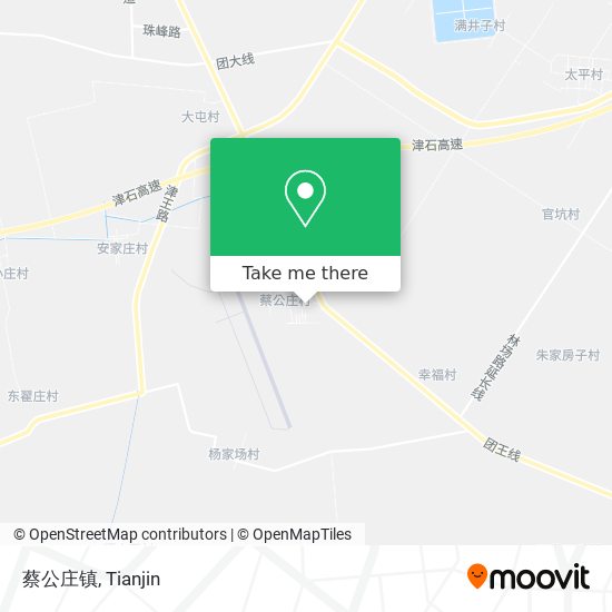 蔡公庄镇 map