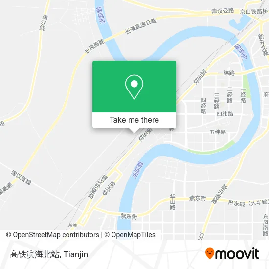 高铁滨海北站 map