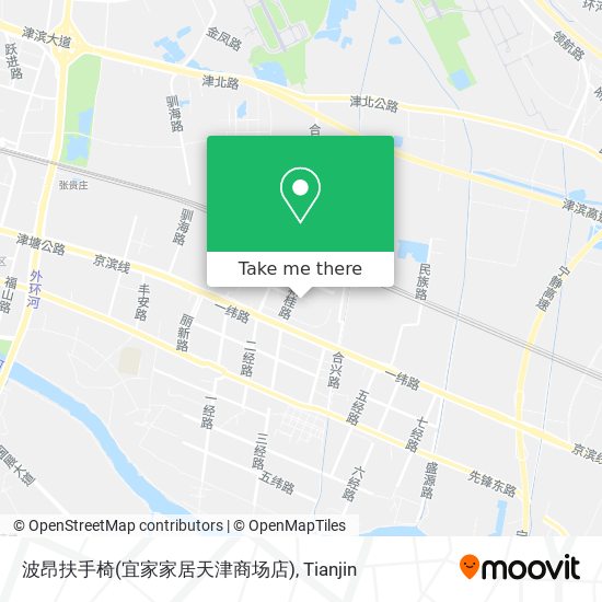 波昂扶手椅(宜家家居天津商场店) map