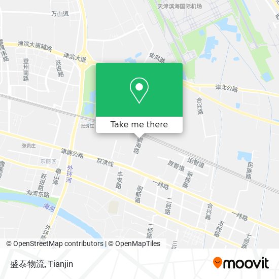 盛泰物流 map
