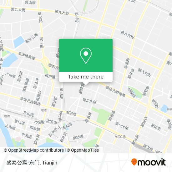 盛泰公寓-东门 map