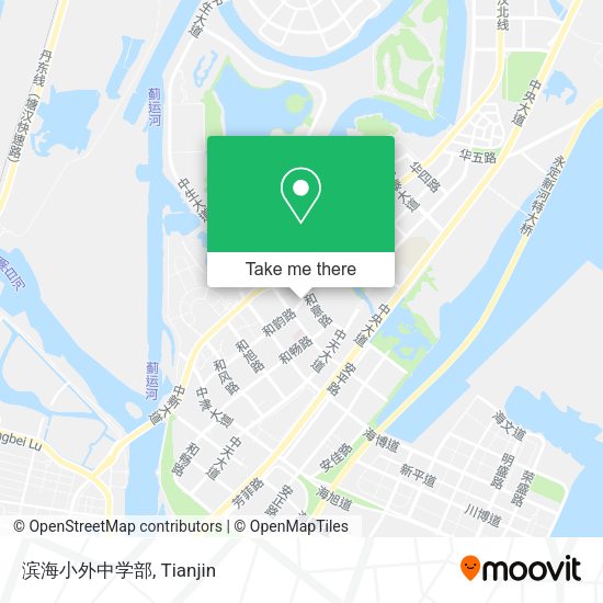 滨海小外中学部 map