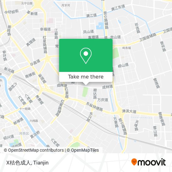 X桔色成人 map