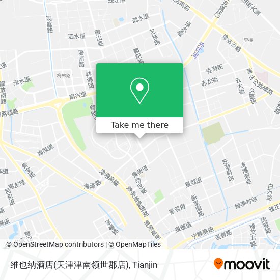 维也纳酒店(天津津南领世郡店) map