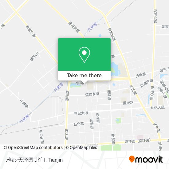 雅都·天泽园-北门 map