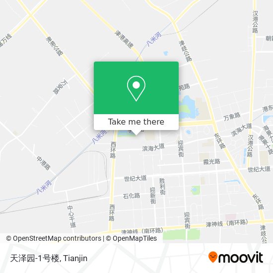 天泽园-1号楼 map
