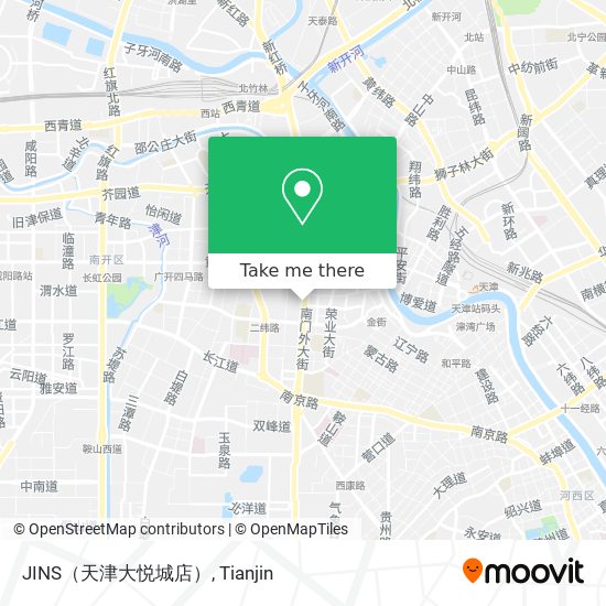 JINS（天津大悦城店） map