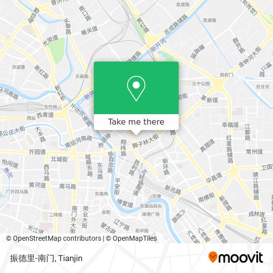 振德里-南门 map