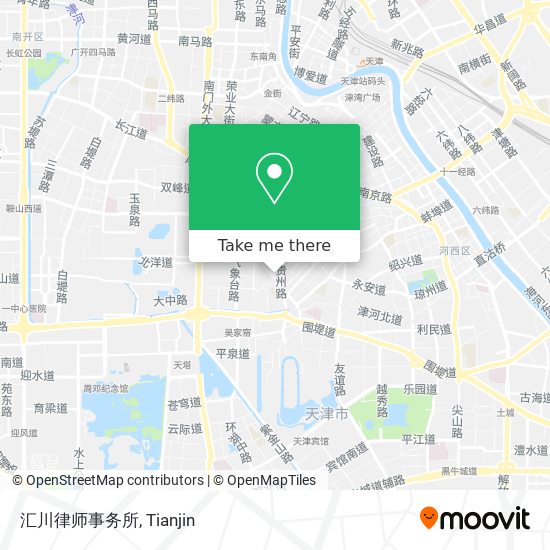 汇川律师事务所 map