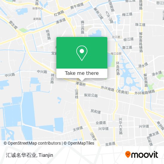 汇诚名华石业 map