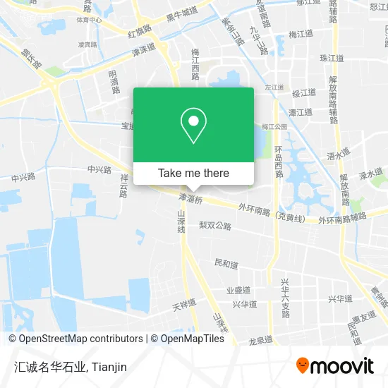 汇诚名华石业 map