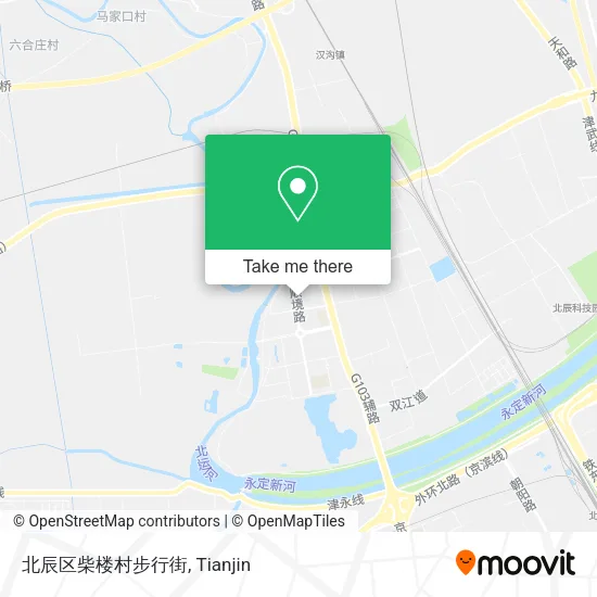 北辰区柴楼村步行街 map