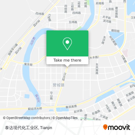 泰达现代化工业区 map