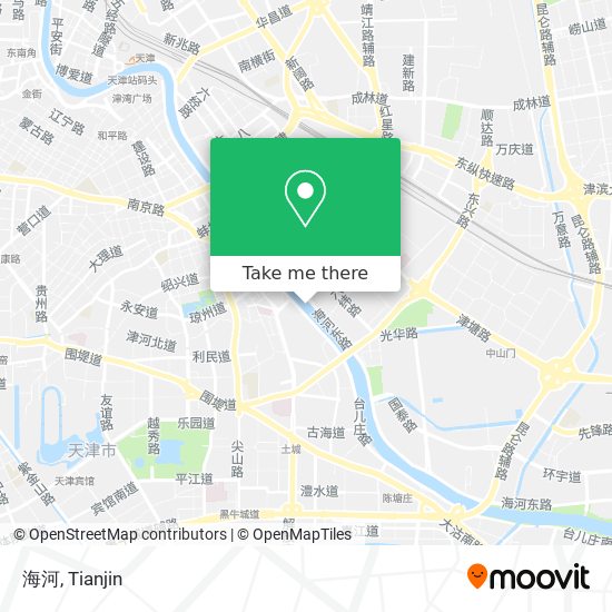 海河 map