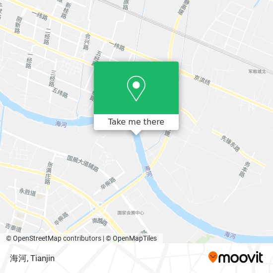 海河 map