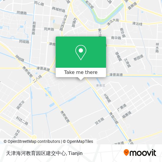 天津海河教育园区建交中心 map