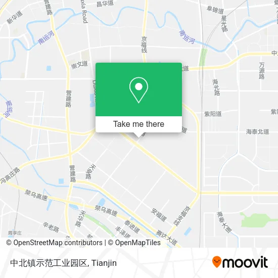 中北镇示范工业园区 map