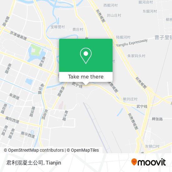 君利混凝土公司 map
