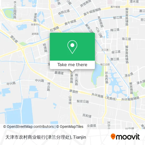 天津市农村商业银行(津兰分理处) map