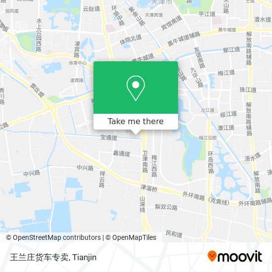 王兰庄货车专卖 map