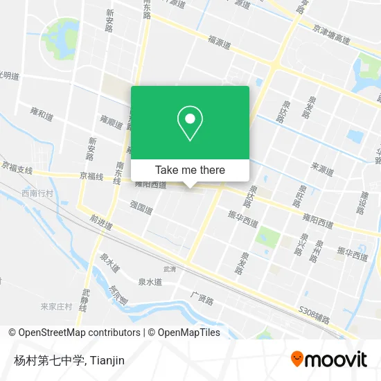 杨村第七中学 map