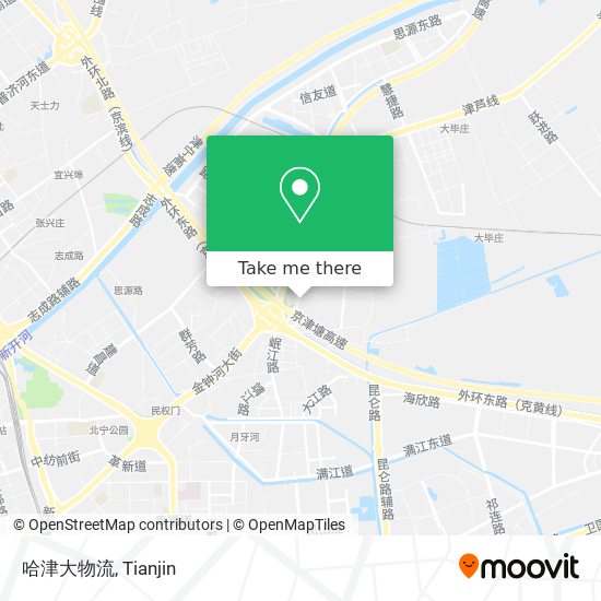 哈津大物流 map