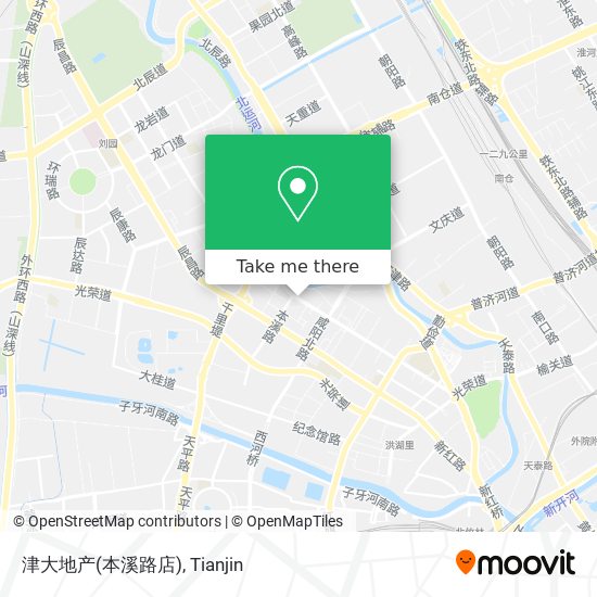 津大地产(本溪路店) map