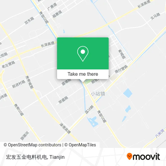 宏发五金电料机电 map